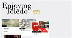 Desktop Screenshot of enjoyingtoledo.com